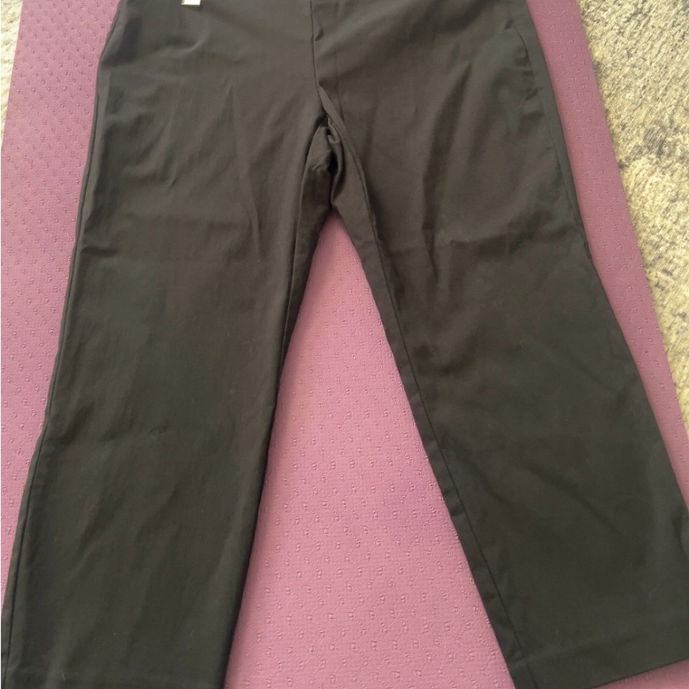 Black Cropped Pants